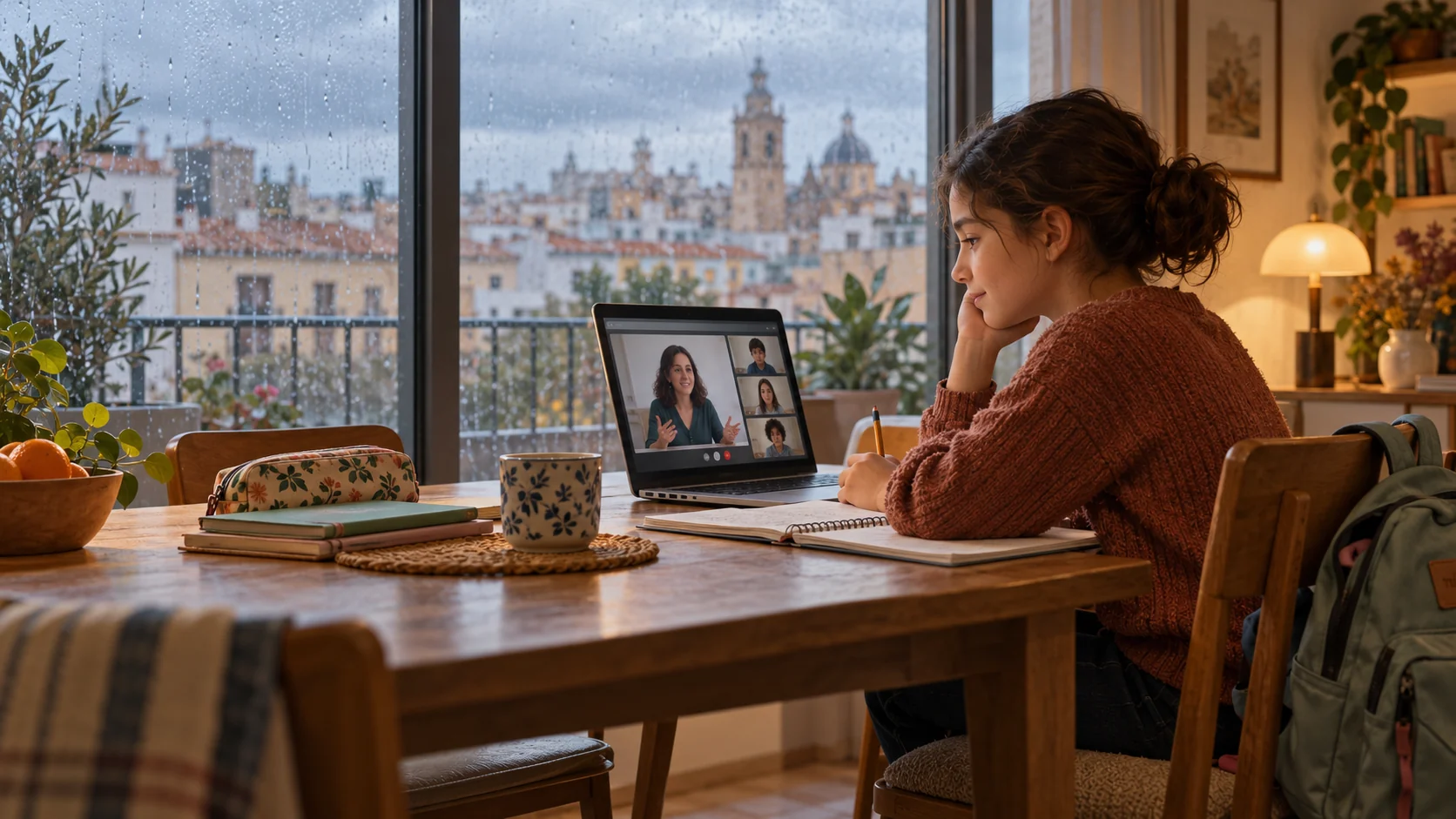 Rain, rain, log in again: what do Valencia’s online class days mean for learning?