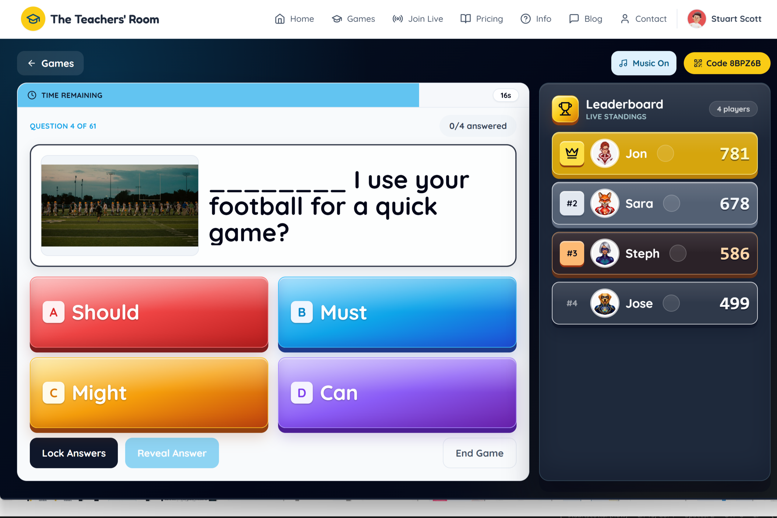 Live Quiz Challenge