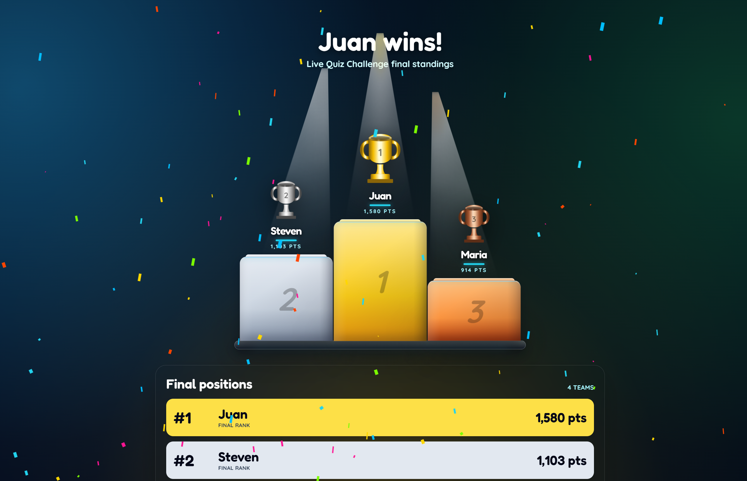 Live Quiz Challenge